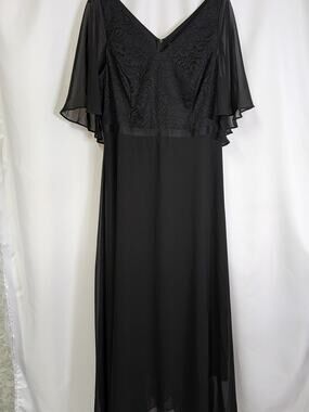 Dress Tells Black Long Formal Dress - Size 2XL - NWT